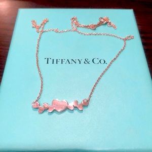 Tiffany & Co sterling silver Paloma Picasso Modern Hearts necklace